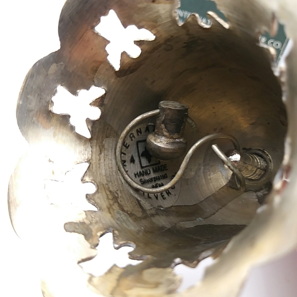 Vintage 1996 Silverplated Engraved Bell "Christmas 1996" International Silver Co - Picture 6 of 8